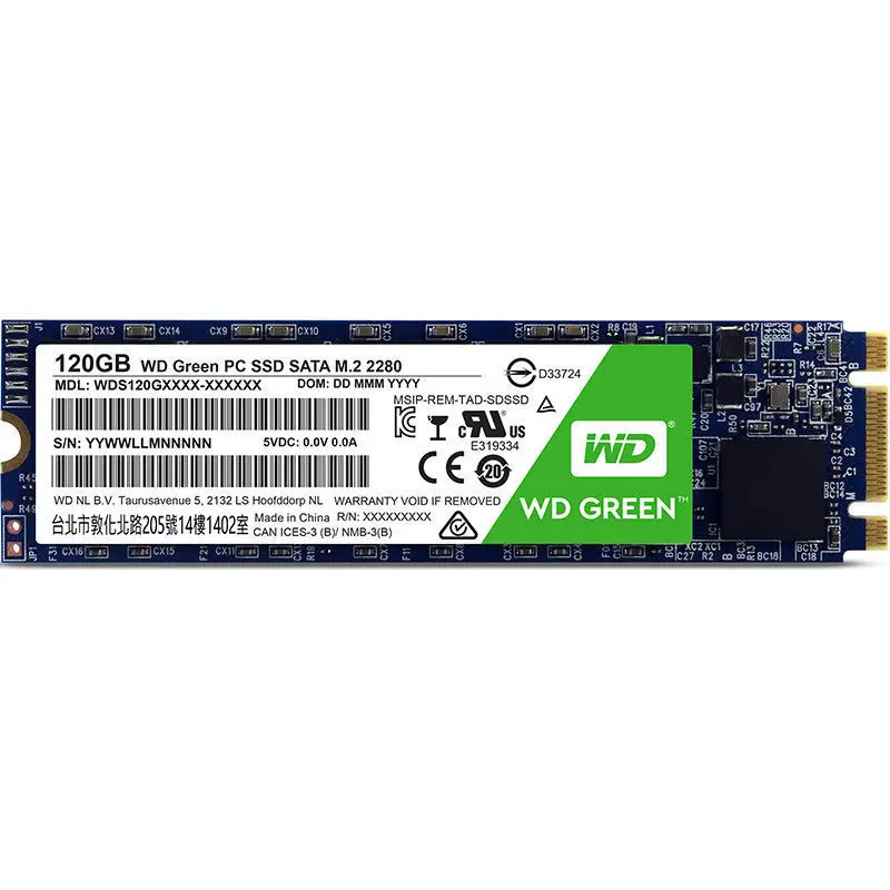 Western Digital 2280 M2 SSD M. 2 120GB SSD/240GB/480GB 2280 M2 SATA SSD M. 2 SSD-M2 480GB 240 GB, 120 GB WD м2 SSD za Prenosnik hp