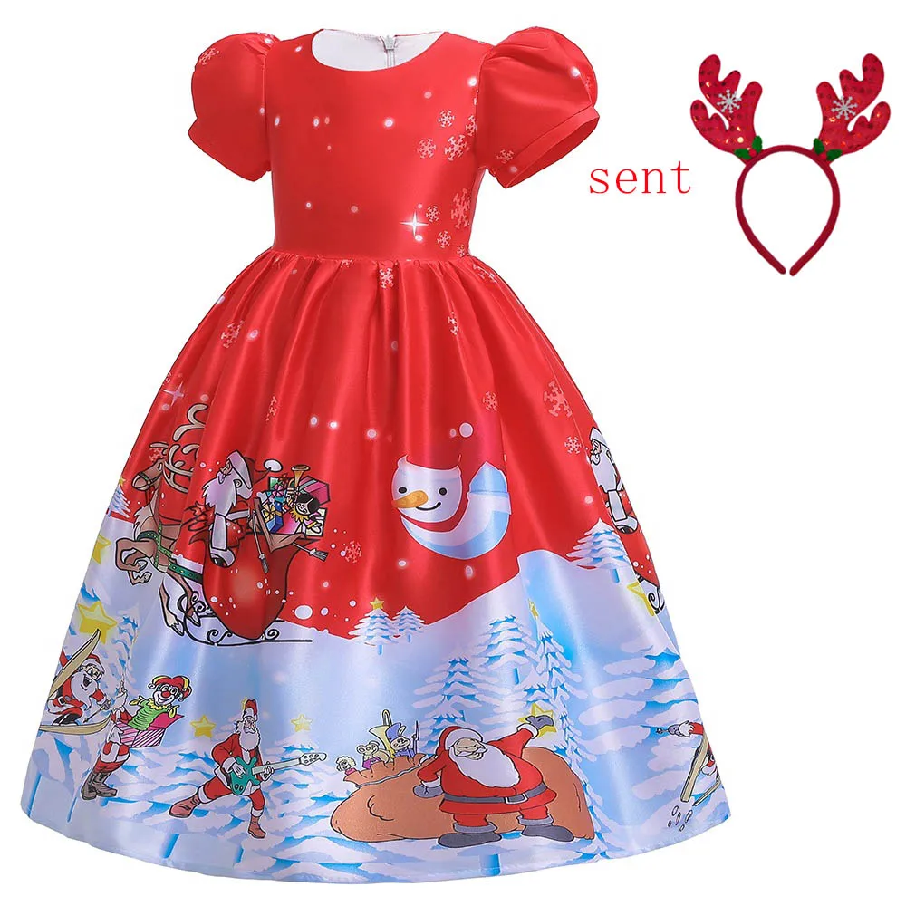 Otroci Božič Obleke Za Dekleta Samorog Stranka Princesa Oblačenja Noša Cvet Dekleta Poročno Obleko Otroke