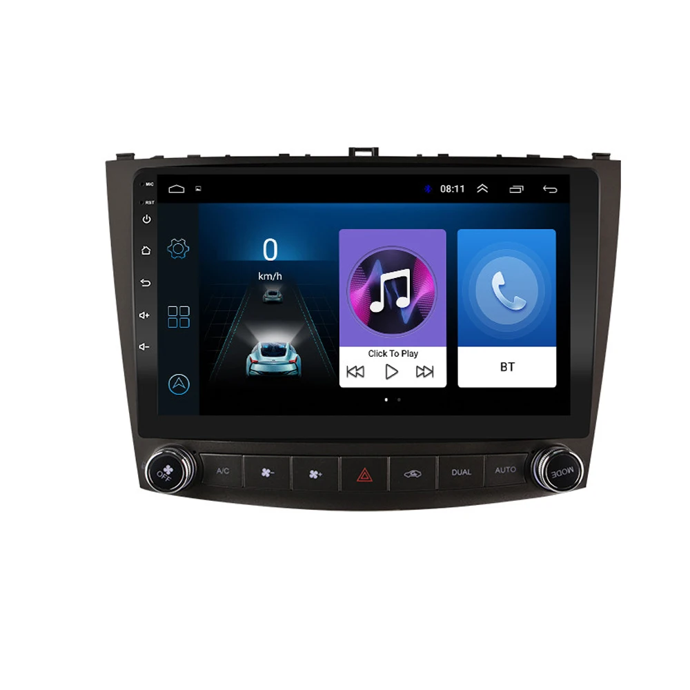 9 inch Android 8.1 2 Din Avto Multimedijski Predvajalnik Predvajalnik za Lexus IS250 IS200 IS220 IS300 2006 - 2012 Navigacija GPS Avto Radio