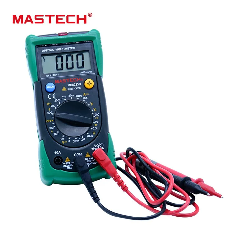 MASTECH strokovno Digitalni non stik Multimeter AC DC Napetosti tok MS8233C Tester Digitalni Multimeter Detektor