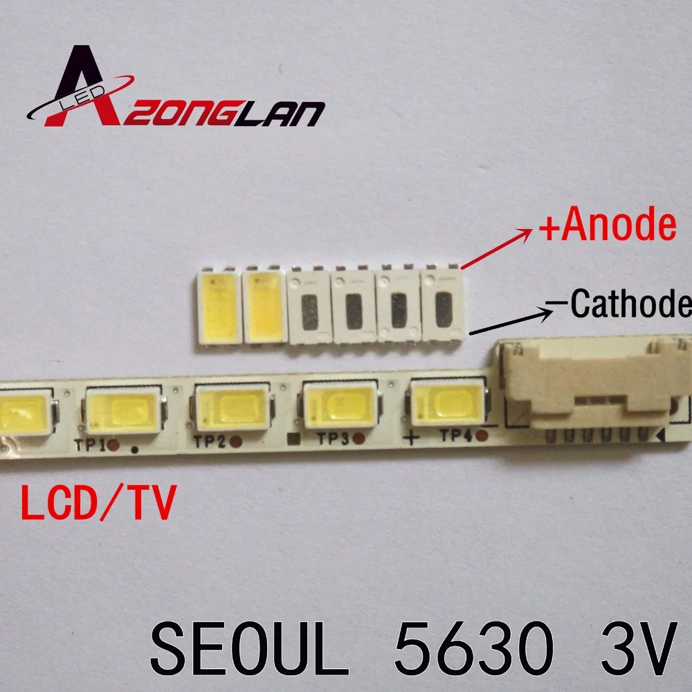 Vzdrževanje led LCD TV 500pcs TV osvetlitev osvetlitev z luči, cevi, svetlobni vir Za Seoul 5630 SMD svetilke kroglice dodatki