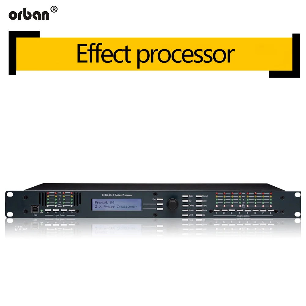 4.8 SP DSP480 profesionalni zvočni procesor učinki 4 v 8 iz obdelave