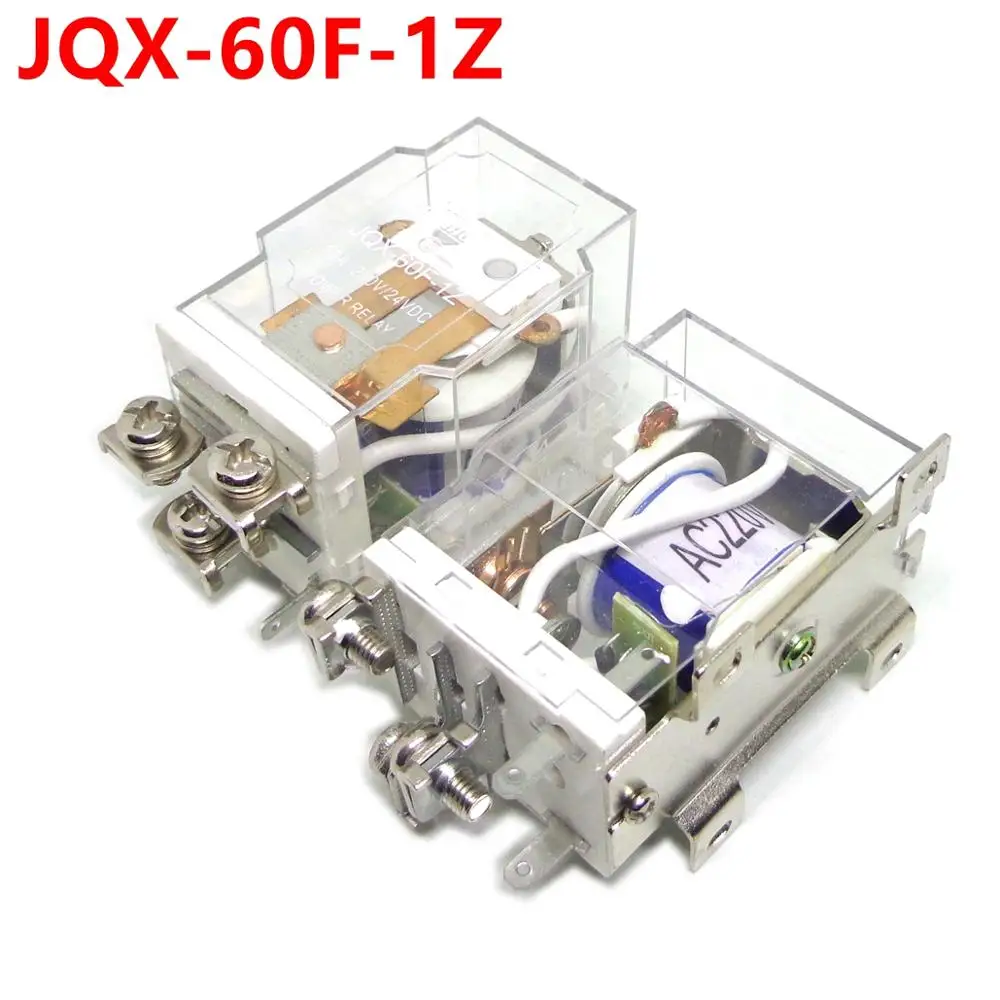 High power rele JQX-60F JQX-60F-1Z 24VDC 220AC 12VDC 60A 1CO popolnoma nov in original