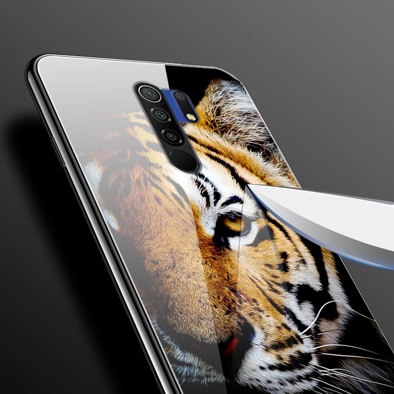 Luksuzni Kritje velja za Xiaomi Redmi 9 9A, Kaljeno Steklo Kritje za Xiaomi Redmi 9 9A Primeru Telefon za Redmi 9 Coque Redmi9 Odbijača