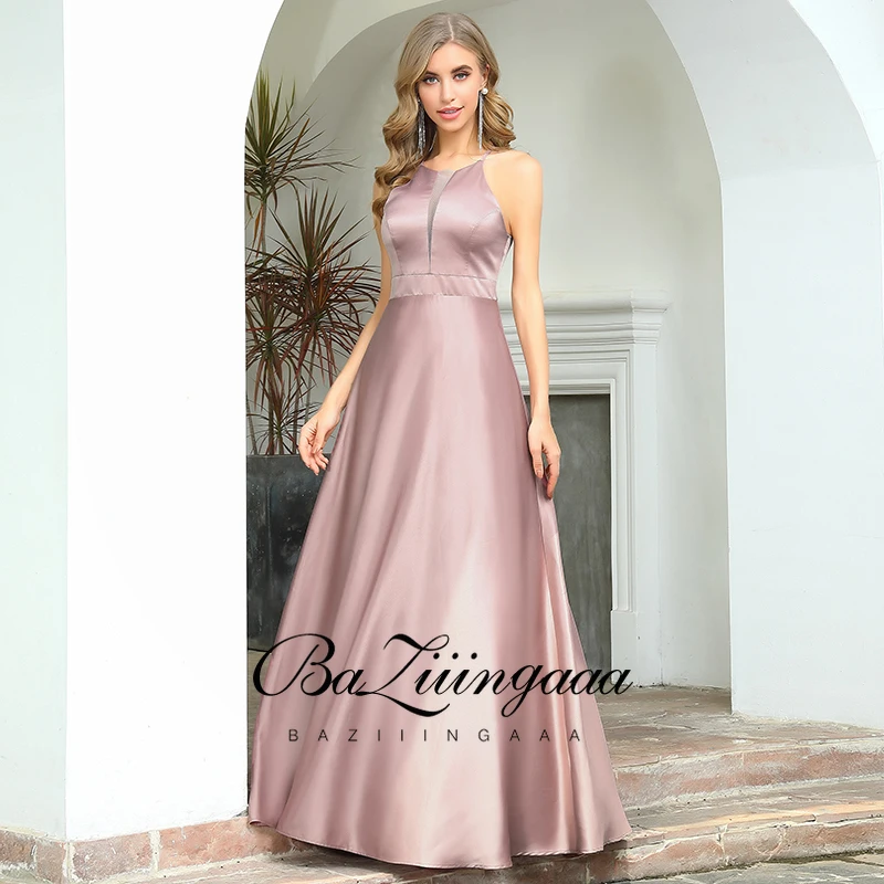 Nova Elegantna Ženska Večerno obleko Plus velikost slim natisnjeni dolgo večerno obleko, ki je Primerna za Formalno Strank
