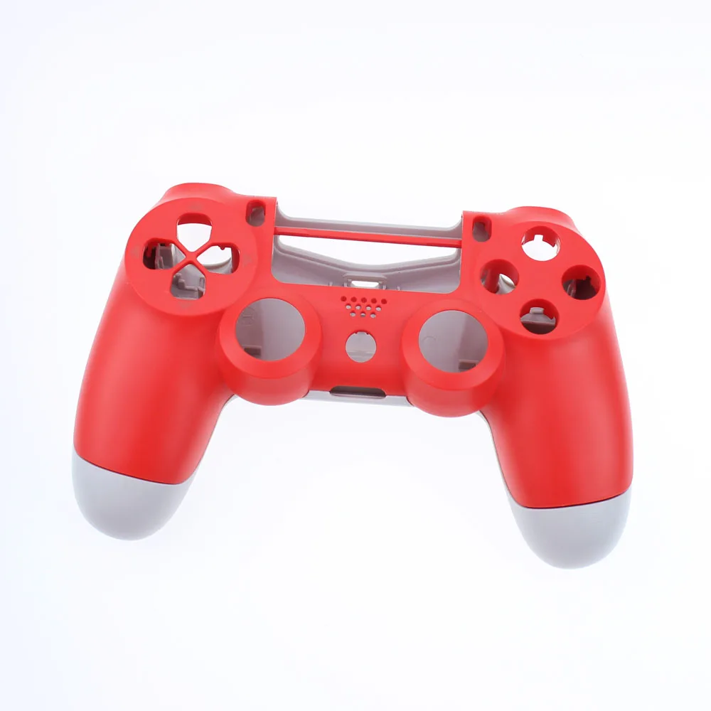 Ting Dong Plastika Mat Črna Modra Rdeča Stanovanj Lupini Primeru za Sony PS4 Pro Brezžični Krmilnik Spredaj Nazaj Primeru