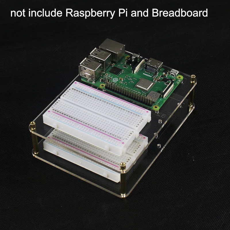 Raspberry Pi Akril Osnovna Odbor Primeru + Solderless Breadboard + Skakalec Žice Kabel združljiv Raspberry Pi 3Model B/2B