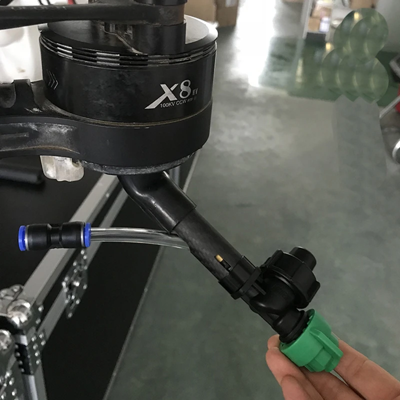 1PCS Novo long-bar, visokotlačna Šoba Podaljša Palico Škropljenje s Pesticidi Drog, ki bo Ustrezala Hobbywing X8 Šoba za Obrat UAV Brnenje