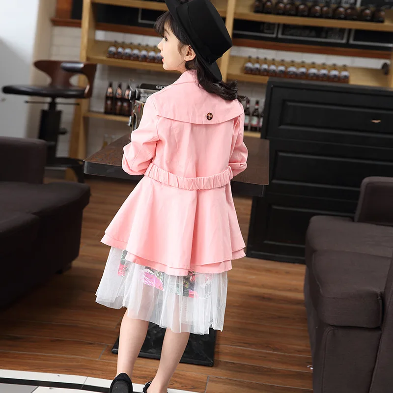Anlencool otroška oblačila 2020 novo pomlad in jesen dekle je korejska različica plašč otrok vrh otrok windbreake jakna