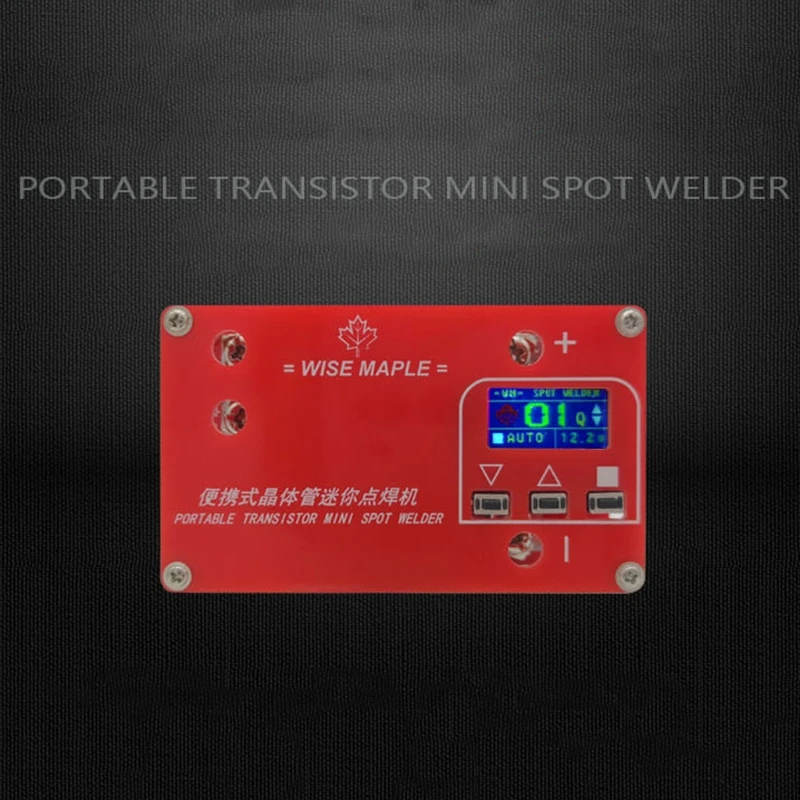 Prenosni Tranzistor DIY Mini Točkovno Varjenje 18650 Litijeva Baterija LCD Zaslon Mesto Varilec