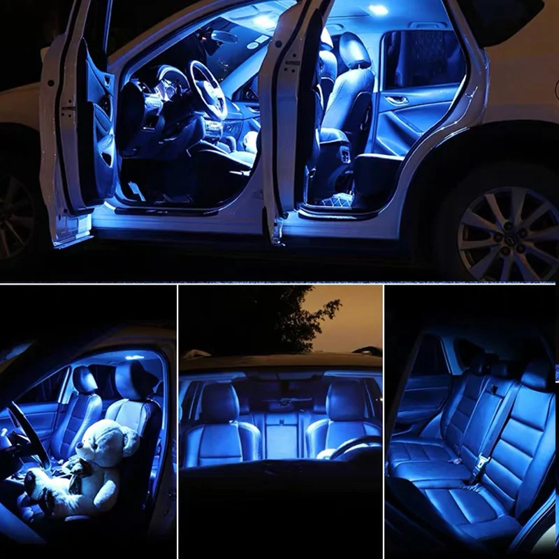 10x Canbus Napak LED Notranja Luč Kit Paket za 2016-2019 Mazda CX-3 Avto Dodatki Zemljevid Dome Trunk Licenco Svetlobe