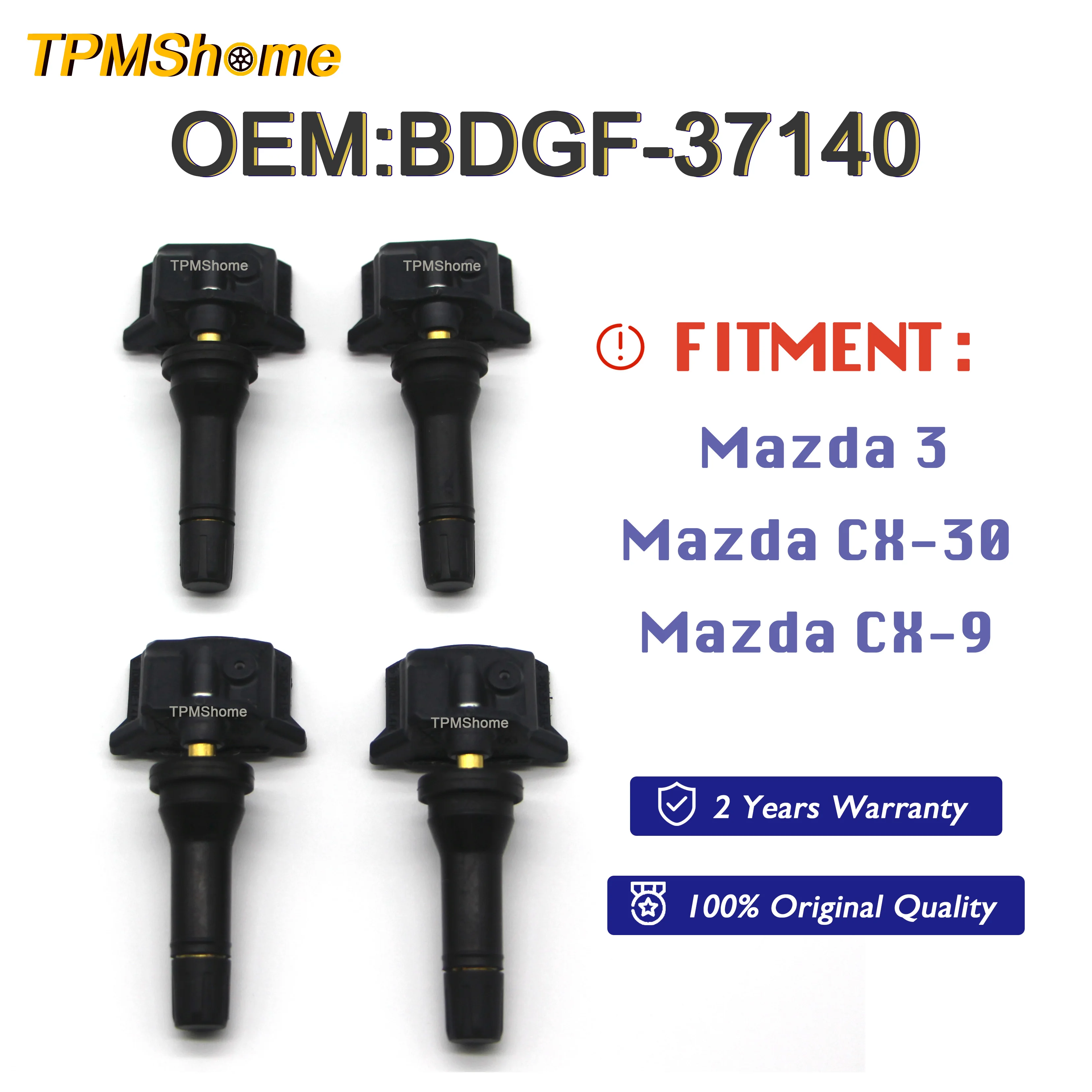 TPMS Senzor BDGF37140 Nadzor Tlaka v Pnevmatikah Sistem 315MHz za Mazda 3 CX-30 CX-9 2019-2020 Pnevmatikah Zračni Tlak Zaslon Senzor