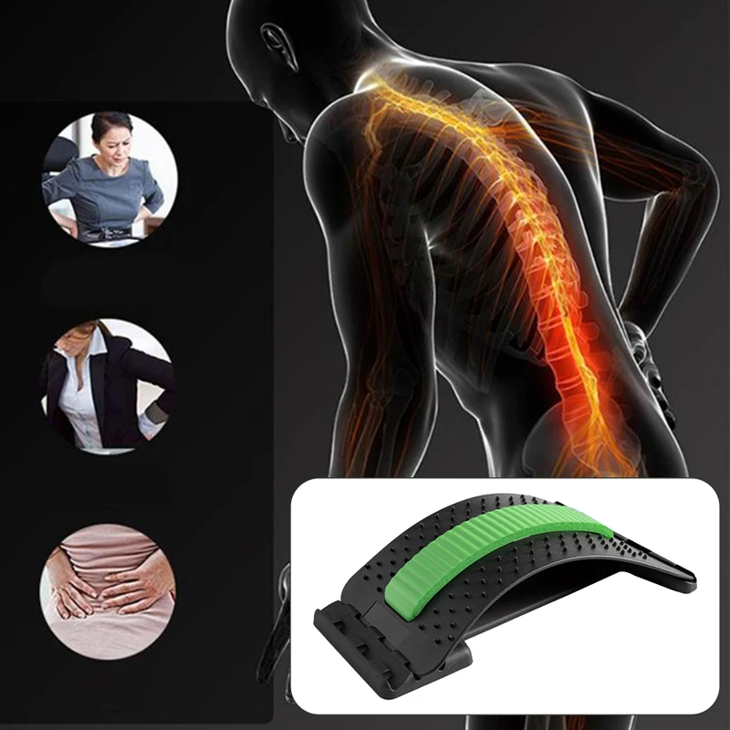 2020 Nazaj Stretch Opreme Massager Massageador Čarobno Škatlo Fitnes Ledvene Podpore Sprostitev Hrbtenice Lajšanje Bolečin