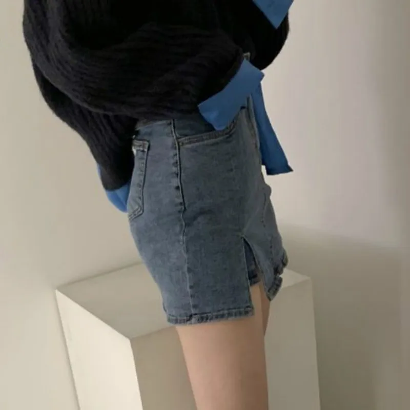 Imperij Krila Ženske Letnik Seksi Mini All-tekmo korejski Mujer Faldas Elegantno Preprost Denim Modne Dodatke Poletje Harajuku Ženske Oblačila