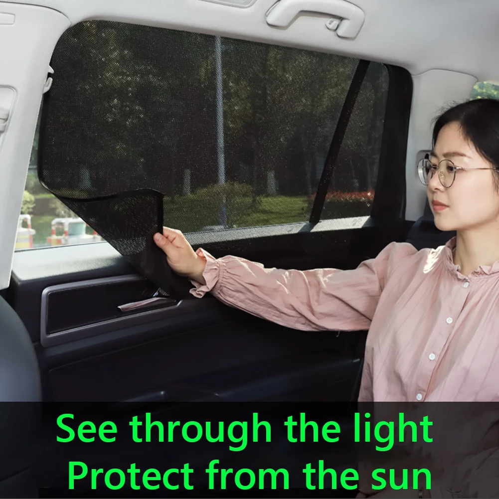 Magnetna Avto Okno Sonce, Senco Poleti UV Zaščito Očesa Spredaj + Zadaj Strani Okna Zaslona Zavese Dežnik Pokrov