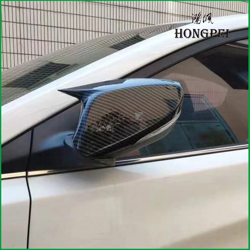 ABS Ogljikovih Vlaken Videz Ox rog Slog Zunanjosti Vrata Strani Krilo Rearview mirror Kritje Nalepke Trim Za Hyundai Elantra za obdobje 2011-