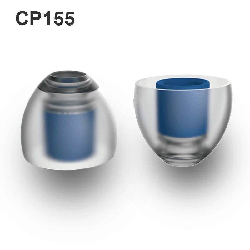 SpinFit CP155 Silikonski Ušesni Nasveti za Slušalke Zamenjava 5,5 MM Šoba Dia Večje Zvok Vodilna Cev DUNU