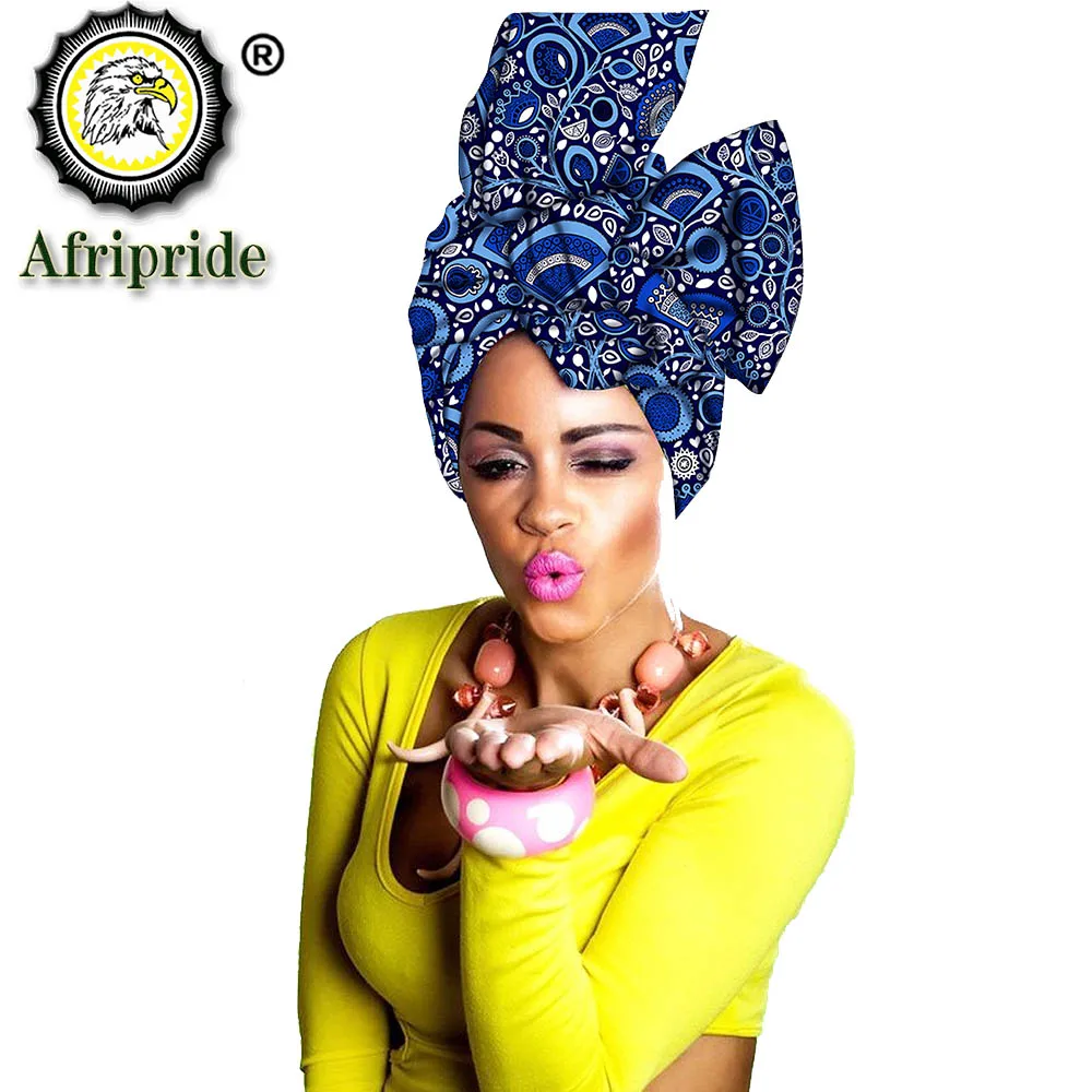 2020 Afriške Nov modni Ankara Headwrap Ženske Tradicionalnih Afriških Headtie Šal Turban Bombaž Vosek AFRIPRIDE seksi S002