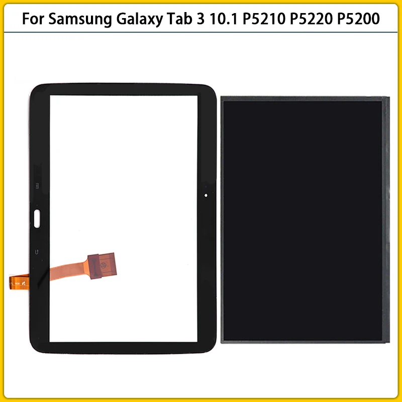 Novo P5200 LCD Zaslon na Dotik Za Samsung Galaxy Tab 3 10.1 P5210 P5220 Zaslon na Dotik Računalnike Senzor Stekla, Zamenjava