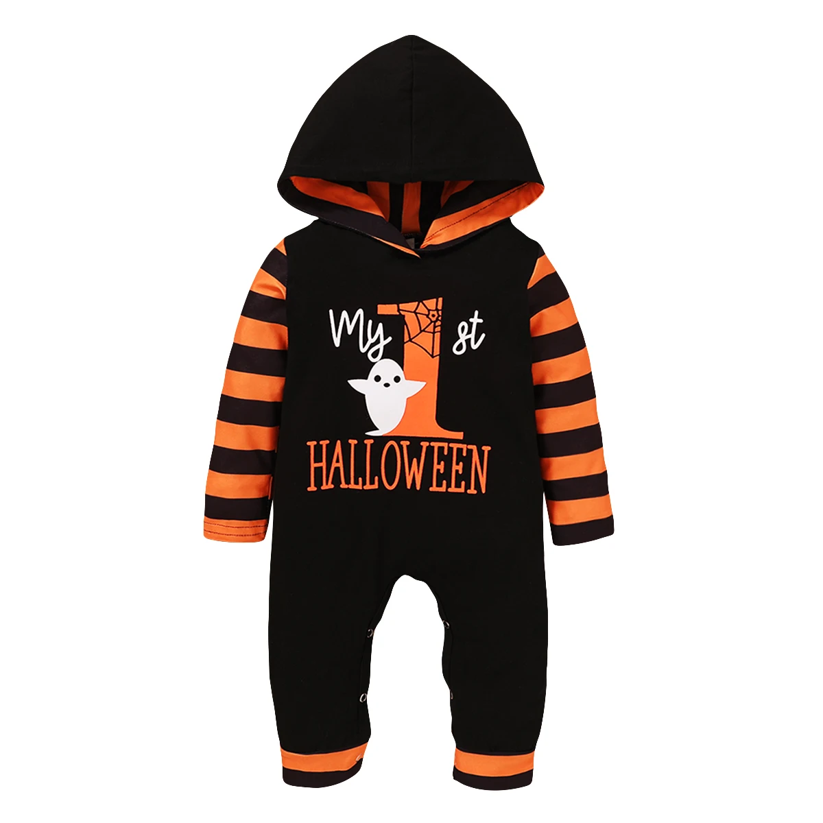 Pudcoco Hitra Dostava 0-18 M Baby Boy Dekleta Romper Halloween Kostum Hooded Jumpsuit Obleke Oblačila