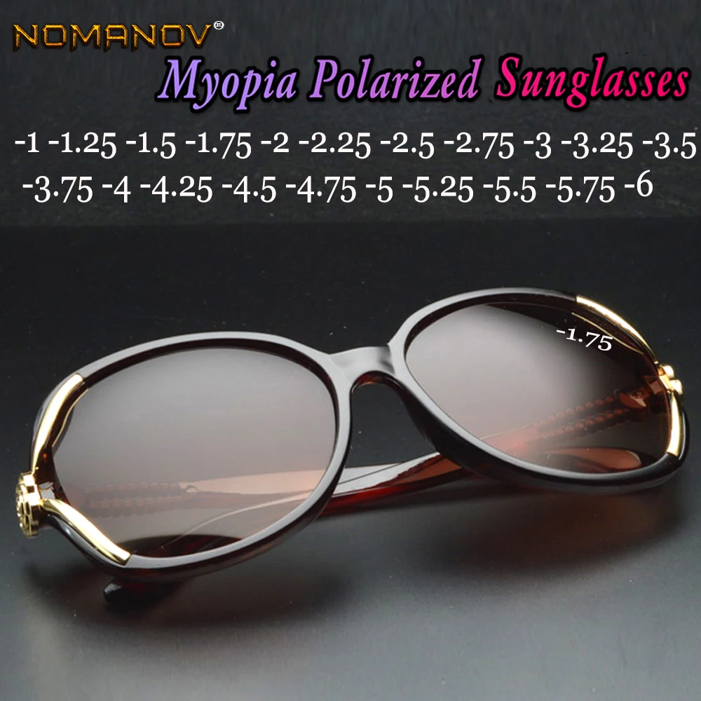 2019 Prodaje Metulj Ženske Polarizirana Sončna Očala Dame Sončna Očala Dioptrije Custom Made Kratkovidnost Minus Recept Objektiv -1 Do -6