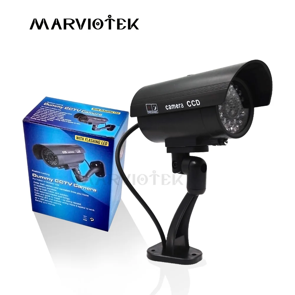 Dummy kamera Nepremočljiva Prostem Lažne Kamere Home Security CCTV Kamere, Video Nadzor, Kamere z LED Svetlobe v Zaprtih prostorih