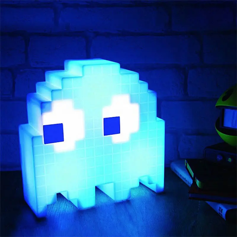 Pac-man pixel vojne risanka sprememba barve arašidovo LED osvetlitev, USB duh luči, priložnostne slog, pisane barve vzdušje flash