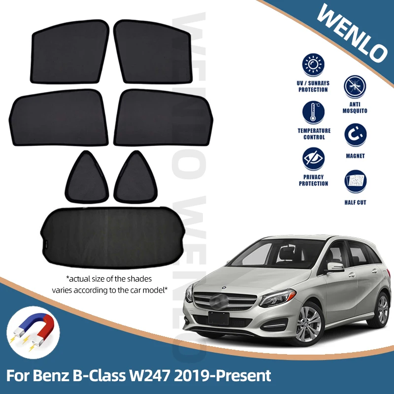 Avto Windows Magnetni Dežnik Za Mercedes Benz Razreda B W247 2019 2020 Po Meri Zložljiva Zavese