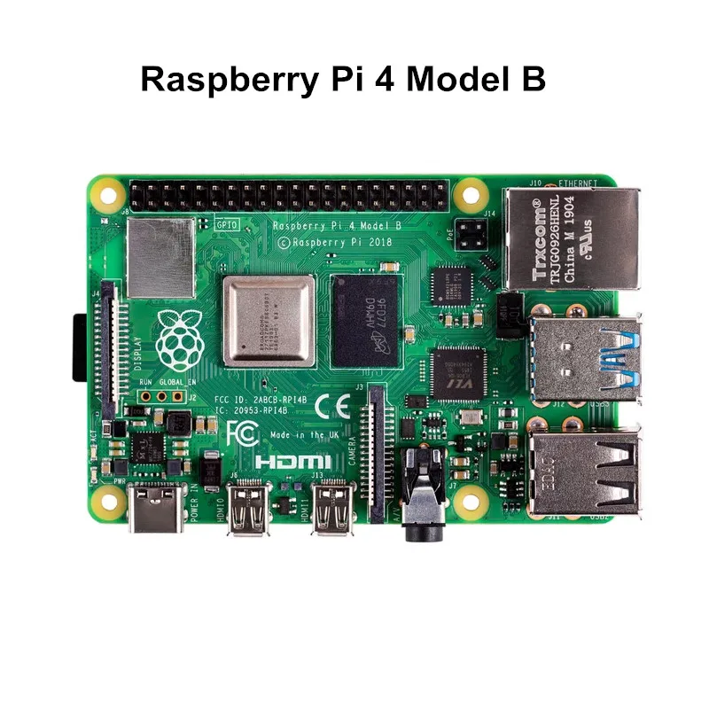Original Raspberry Pi 4 Modul B s 4GB RAM BCM2711 Quad Core Raspberry Pi 4B+ Odbor WIFI Bluetooth 5.0 za Računalnik