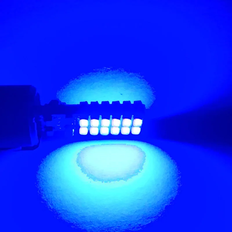 KTSCAR 10pcs Ne polarnosti Canbus T10 LED žarnice z 4014SMD 24 led Luči 194 168 W5W LED SIJALKA bela rdeča modra ŠT OBC NAPAKA