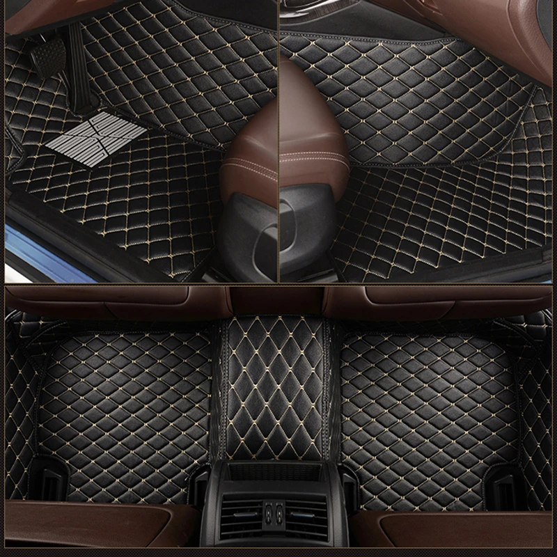 Usnje po Meri avtomobila talna obloga za FORD C-MAX fusion Mondeo Taurus Ozemlju ger Galaxy Kuga Mustang GT preprogo avto dodatki