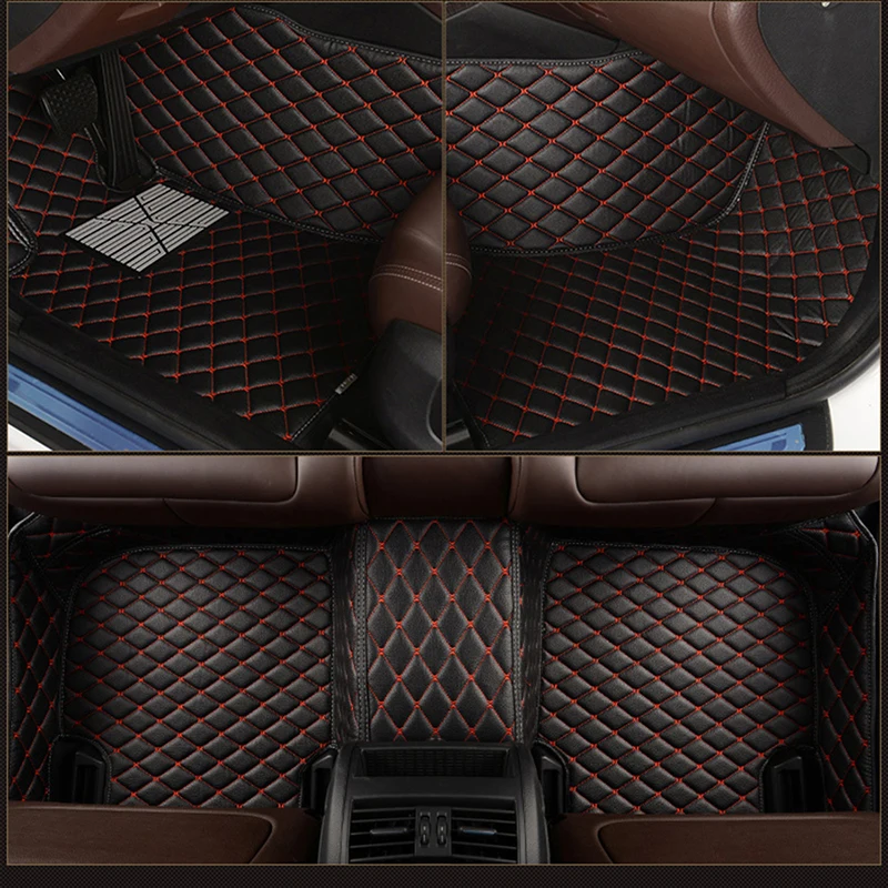 Usnje po Meri avtomobila talna obloga za FORD C-MAX fusion Mondeo Taurus Ozemlju ger Galaxy Kuga Mustang GT preprogo avto dodatki