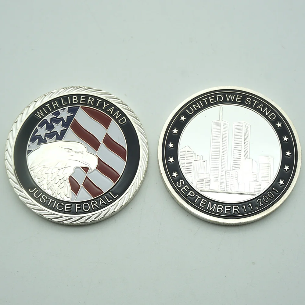 En vzorec ZDA Svobode 911 Kovancev Svetovni Trgovinski Center Stavbe ne pozabite, Kovanci, trgovina s Spominki, Replika Kovanec