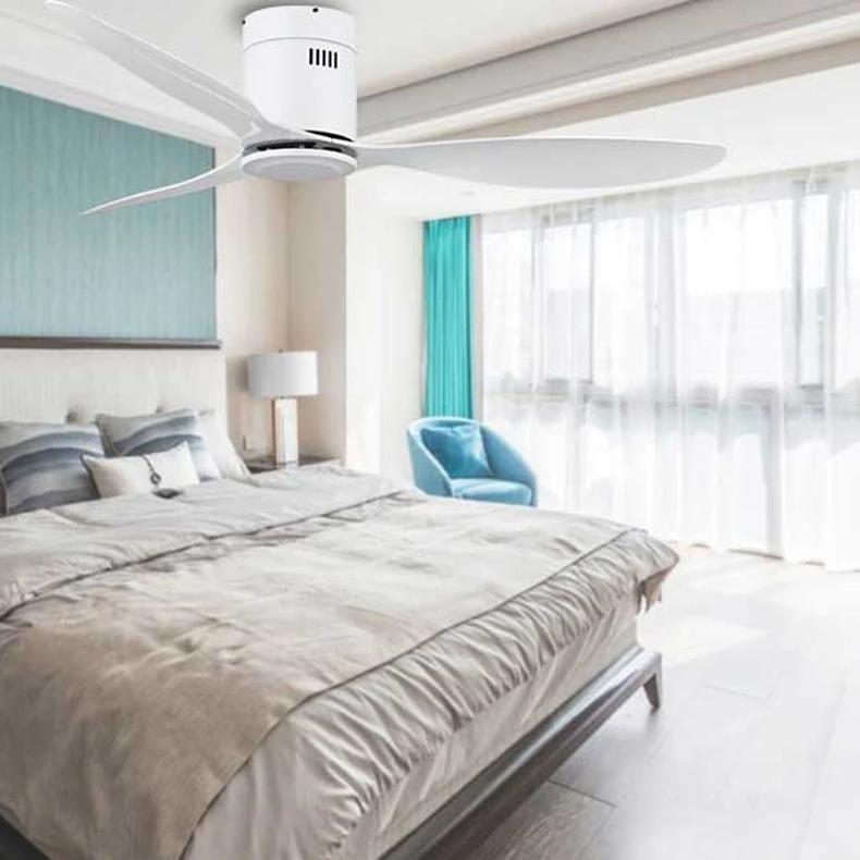 Nordijska industrijske stropni ventilator preprosto obešanje fan nobene luči 52-palčni ustvarjalne obesek ventilator za jedilnico spalnica