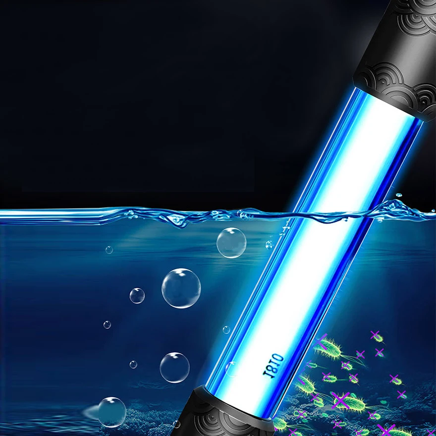 Podvodna Akvarij UV Sterilizator Lučka za samosprožilec 2/4hours, UV Svetlobi Ovira Kritje Ultravijolično Sevanje, ne boli za ribe, morske