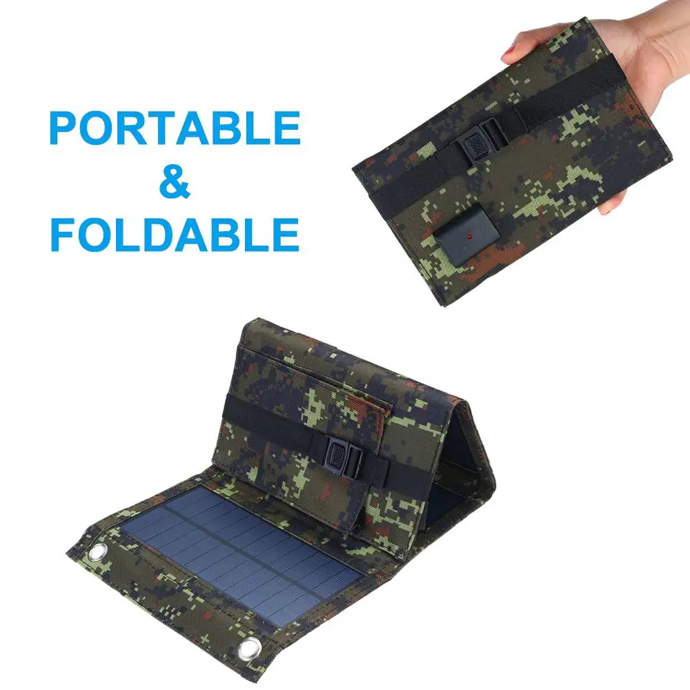 Visoka Kakovost Zložljive Sončne celice, 60 W Sonce Moč Sončne Celice Polnilnik Baterije 5V USB prinaša dobička Sončne celice za Pametni telefon Kampiranje