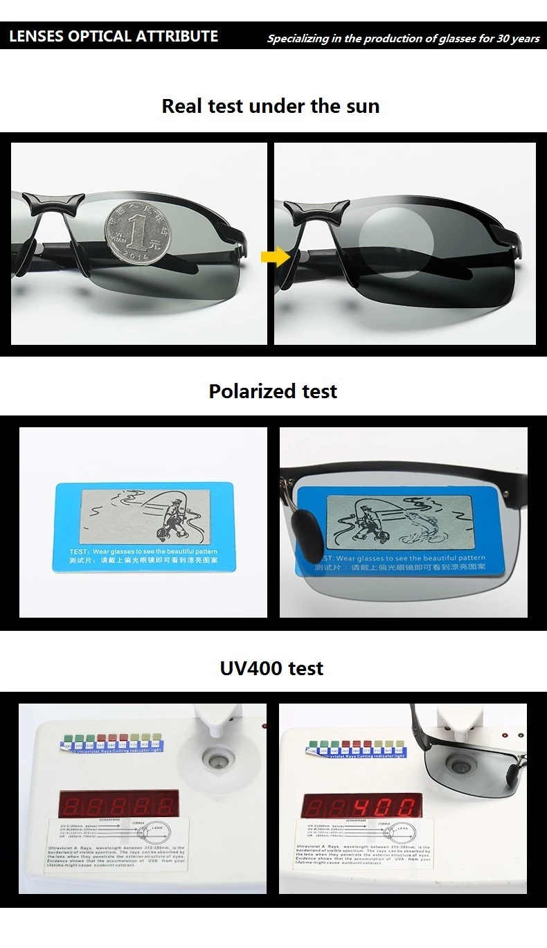 2020 Novo Vozniško Photochromic Sončna Očala Športna Razbarvanje Očala Moških, Plezanje, Gorsko Finshing Očala Očala Očala