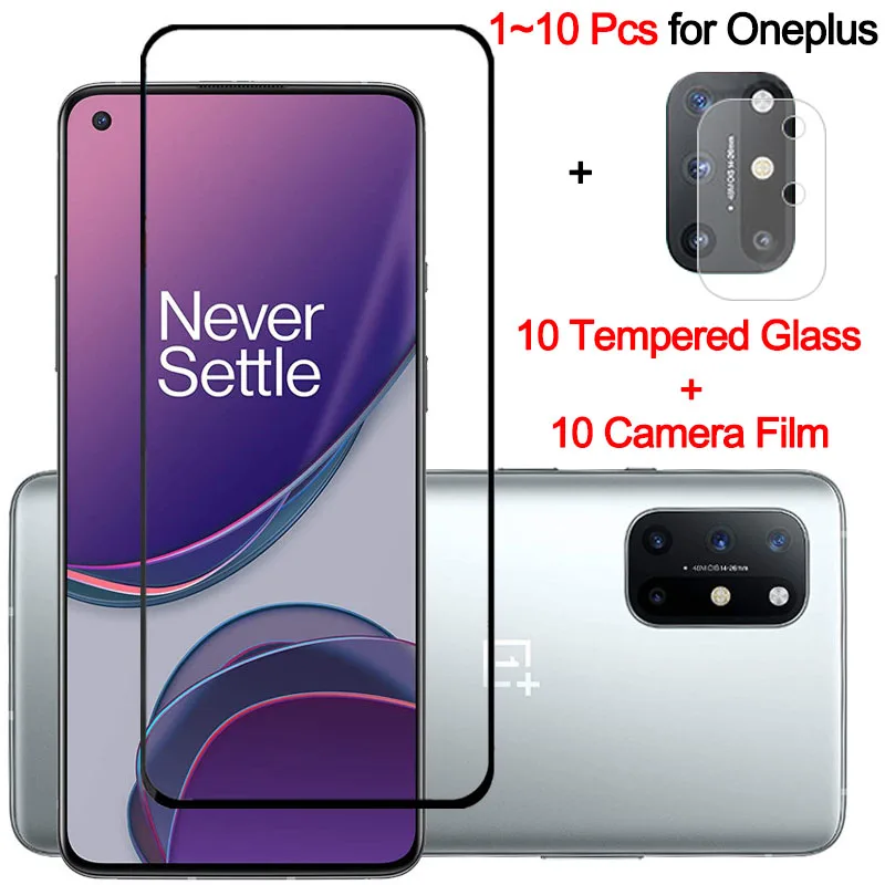 1~10 kos, steklo za oneplus-8t, kaljeno steklo film en plus nord oneplus 8 t screen protector oneplus nord en plus 8t stekla