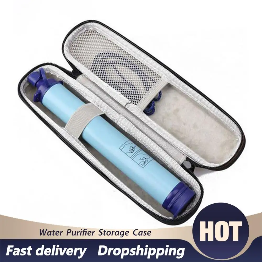 Za LifeStraw Vodo, Čistilec za Shranjevanje Primeru Shockproof EVA Prenosni Zunanji Potovalna Torba Slame grelnik vode Bag (NE Čistilec)