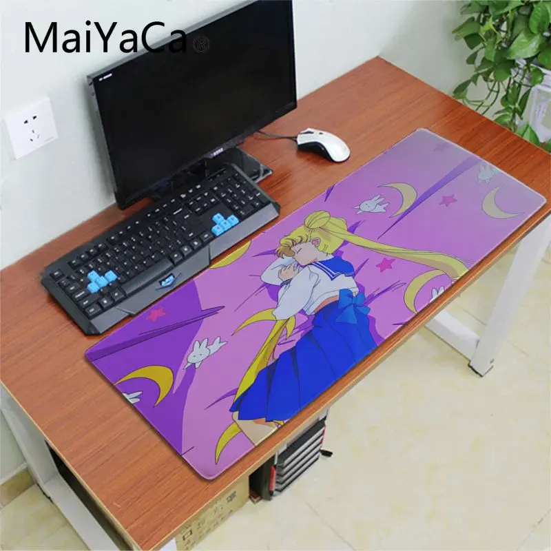 MaiYaCa Sailor Moon anime Gume Miško Mat Pad gaming mousepads Tabela Tipkovnico anime mouse pad igralec Hitrost Različica desk mat