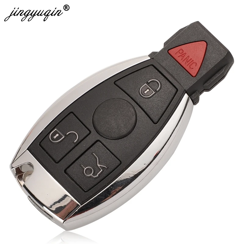 Jingyuqin 50pcs 315mhz 434MHZ 2/3/4 Gumb NEC BGA BITI Oddaljeni ključ za Mercedes Benz Avto Daljinski upravljalnik