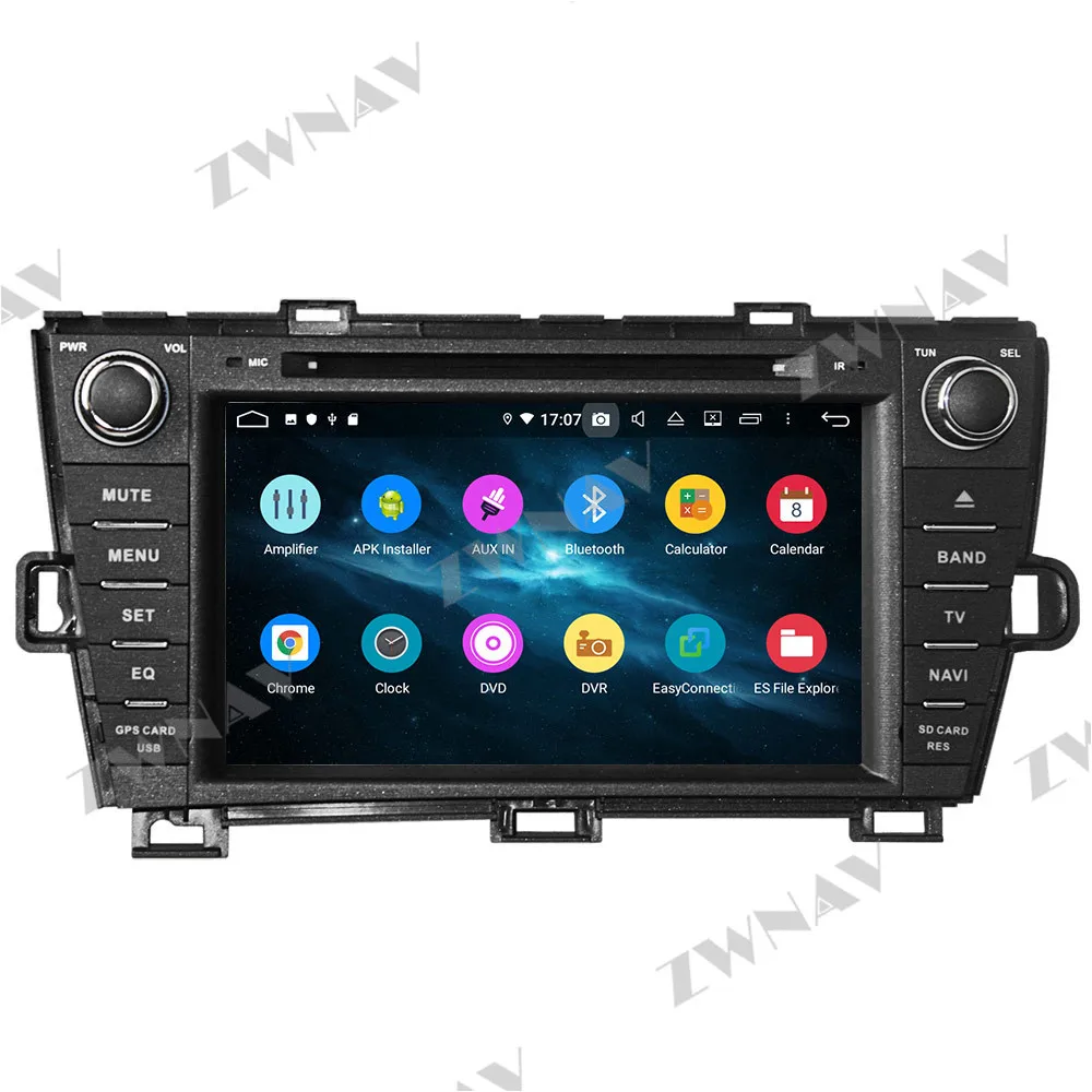2 din Android 10.0 zaslon Avto Multimedijski predvajalnik Za Toyota Prius, RHD 2009-video stereo WIFI GPS navi vodja enote auto stereo
