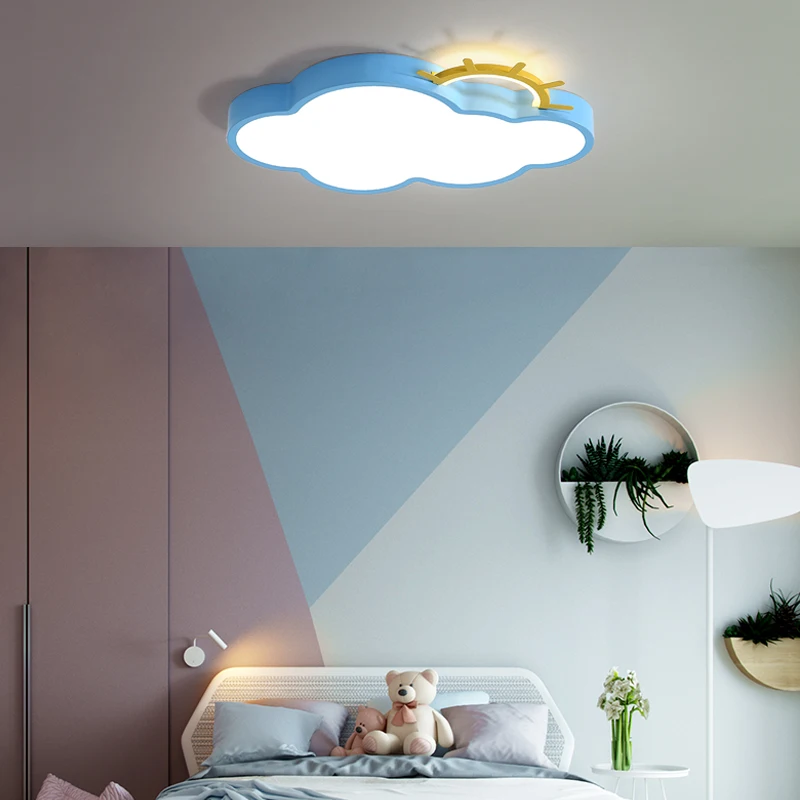 Oblak odtenek LED lestenci zgornje meje Za Spalnica, otroška soba, otroške sobe moderen Lestenec Razsvetljavo plafonnier led lustre