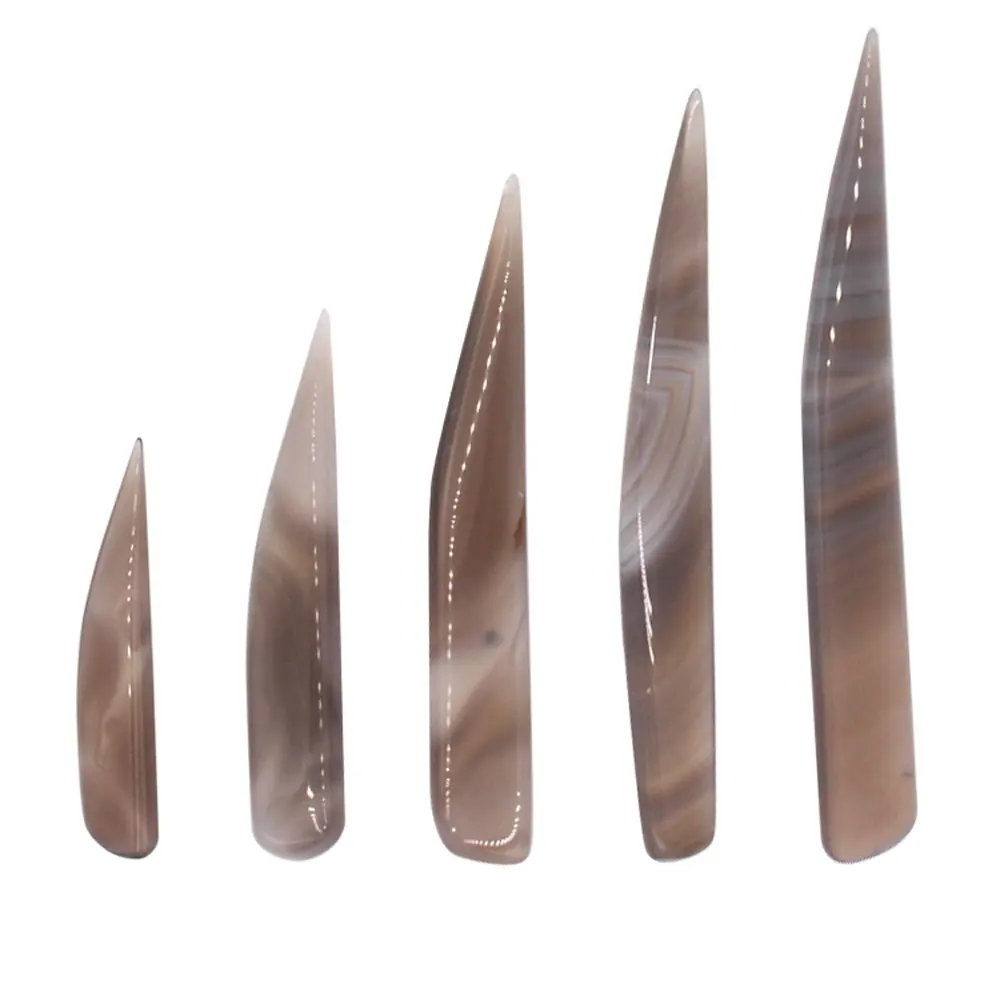 Agate Burnisher Nož Obrti Poliranje Orodje za Nakit, Oblikovanje 5PCs