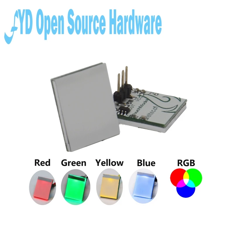 5PCS Kapacitivni zaslon na Dotik Vklop HTTM Gumb LED Senzor Modul Zelena Modra Rdeča Rumena RGB Barvni Zaslon Multi DIY Elektronskih