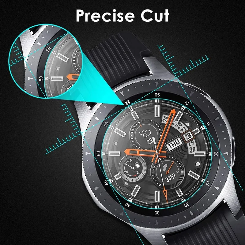 100 KOZARCEV Kaljeno Steklo za Huawei Watch 2 Pro Magic Pametno Gledati Zaslon Patron D31.5 mm Zaščitni Film