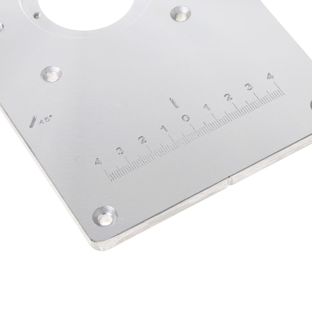 Aluminij Usmerjevalnik Tabela Vstavite Ploščo s 4 Obroči, Vijaki Za Les Klopi
