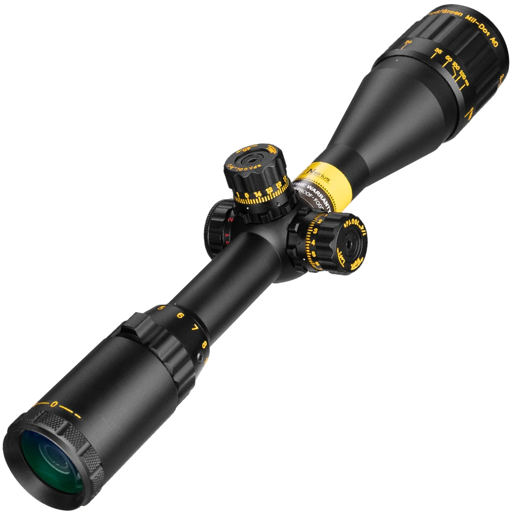 NSIRIUS Gold 3-9X40 AOE Taktično Riflescope Optične Pogled Rdeča Zelena llluminate Križ Lovska Puška Področje Zračno Puško, Področje uporabe