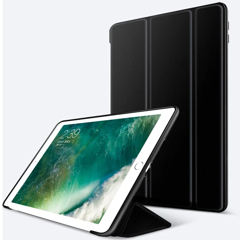Ohišje Za iPad 10.2-inch 2019 7. Gen Funda Silikonski Mehko Nazaj Pu Usnje Smart Primeru Cover Za iPad 10.2