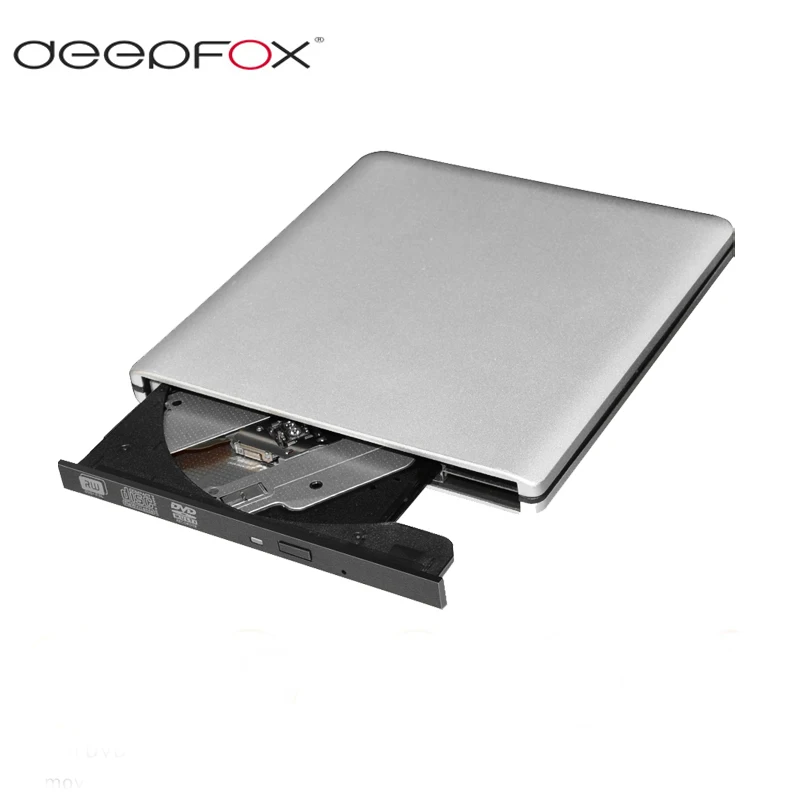 Deepfox USB 3.0 Zunanji CD-RW/DVD-RW DVD-Jev Pogon Recorder Optical Drive za Tablet PC Mac Prenosni računalnik Prenosni Slim Pogon